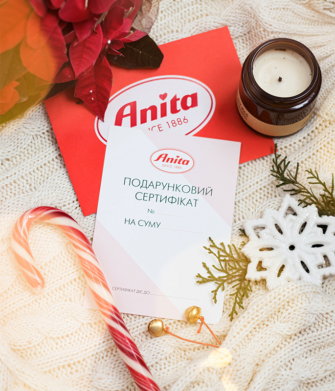 Подарунковий сертифікат Anita на 2000 грн Подарунковий сертифікат Anita на 2000 грн