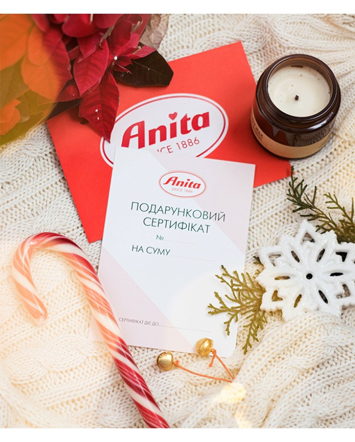 Подарунковий сертифікат Anita на 1000 грн - фото товару