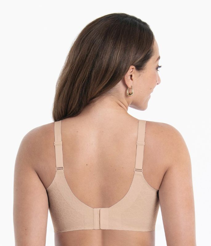 5433 • топ мереживний із щільними чашками • пудровий-Фото-10