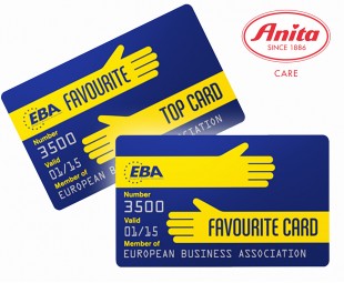 • ПАРТНЕР • Anita care – участник программы EBA Favourite Card • ПАРТНЕР • Anita care – участник программы EBA Favourite Card